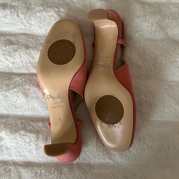 Amalfi by Rangoni Collection, Leather Sling Back shoes. - Picture 3 of 5